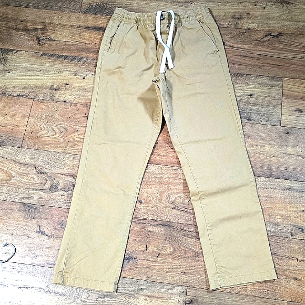 Crown & Ivy Tan Casual Drawstring Pants